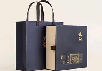 牛皮纸茶叶礼盒包装定制  茶叶礼盒包装设计